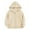 Beige, variant on Boys Hoodie Kids Khaki Full Zipper Hooded Long Sleeve Hooded Sweatshirt Top Fall Winter Clothes 2-3 Years Girls Clothes Boys Girls Fashion