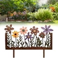 thumbnail image 2 of Garloy Metal Garden Stakes Decorative,Metal Yard Art,Metal Wild Flowers Stakes,Metal Flower Garden Stakes,Metal Garden Flowers,Metal Outdoor Flowers,Fence Topper Decor,Garden Stakes Decorative,1PCS, 2 of 7