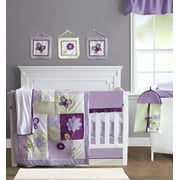 Pam Grace Creations Butterfly Lavender 10 Piece Crib Bedding Set