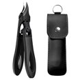 thumbnail image 1 of Splash Proof 180° Wide Bevel Stainless Steel Nail Clippers One Touch Locking Fingernail Toenail Cutter for Thick Nails Easy Grip, 1 of 4