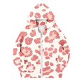 thumbnail image 4 of Abcomgle Girls Leopard Print Zip Up Hoodie 7-16 Fleece Full-Zip School Jacket for Girls Cute Teen Girls Sweatshirt Trendy Fall Hooded Hoodies for Teen Girls with Pockets, 4 of 7