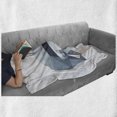 thumbnail image 6 of Polar Bear Soft Flannel Fleece Blanket, Polygonal Art Baby and Mother Bear Geometric Nordic Mammal Illustration, Cozy Plush for Indoor and Outdoor Use, 50" x 70", Grey and Pale Grey, by Ambesonne, 6 of 6