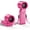 Hotpink, variant on Portable Handheld Turbo Fan, 199 Gear Speed, 24 Hs Cooling Time, 5500mAh Rechargeable Mini Personal Hand Fan, Foldable Design, Travel Essentials, Beach Vacation, Gifts for Women, Men,Grey Purple