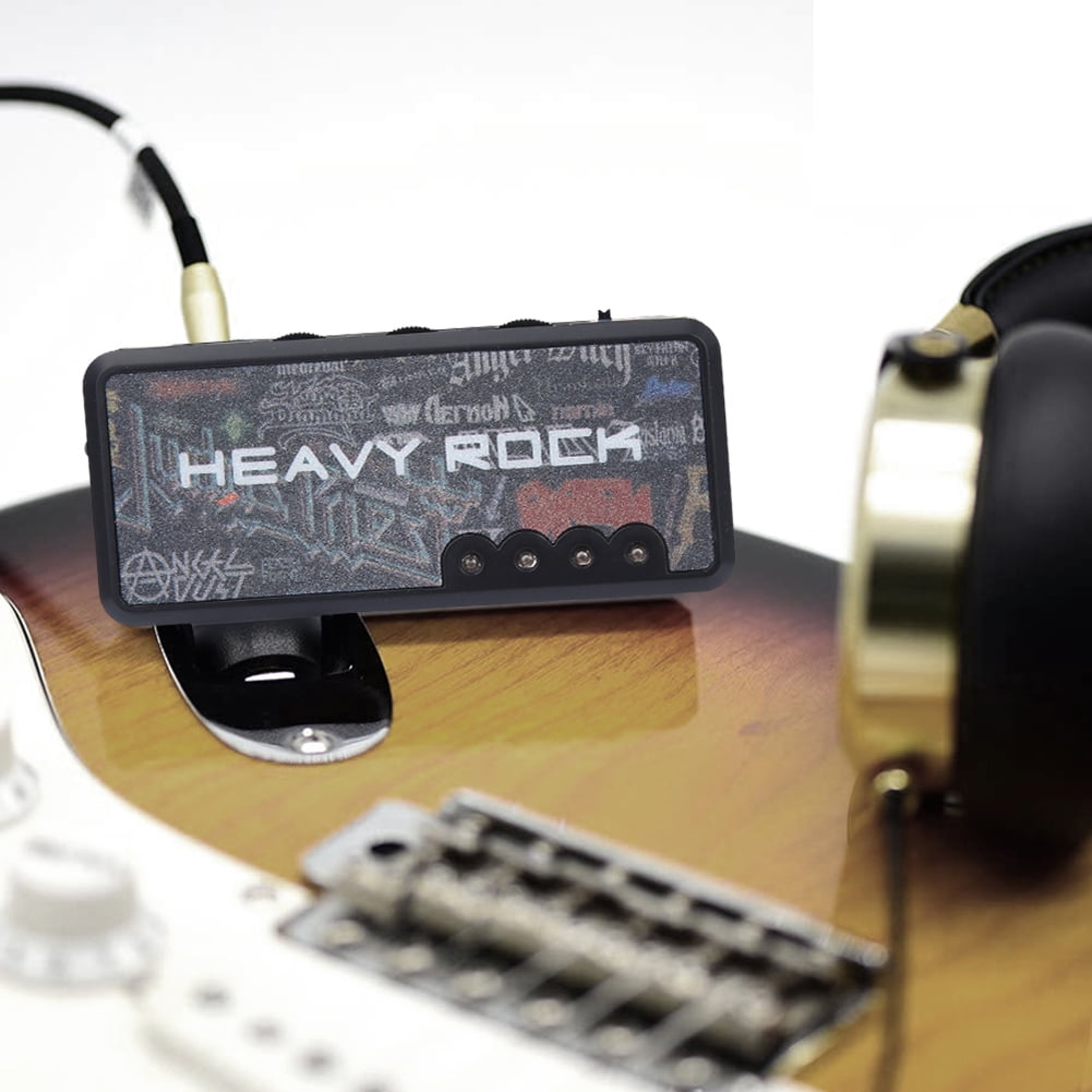 Rechargeable Guitar Amplifier, 6.35mm Plug, Play With Phone/MP3, Lightweight  Portable