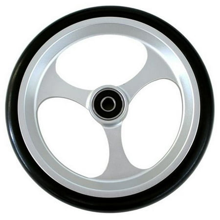New Solutions CW507 6 x 1 in. Aluminum Caster with 0.32 in. Bearings & Black Tire Wheelchair
