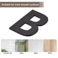 thumbnail image 4 of Unique Bargains 2.48 Inch 3D Self-Adhesive House Letter B for Hotel Mailbox Address, Matte Black, 4 of 5