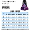 thumbnail image 2 of Women's Halloween Hepburn Dresses Spider Webeb Moon Long Sleeve Spooky Hepburn Dress Pumpkin Witch Hat Crew Neck Horror Hepburn Dresses, 4XL, 2 of 4