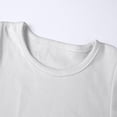 thumbnail image 5 of Splozh Shirts Girls 1-14 Years Casual Basic Solid Summer Girls Fashion Short Sleeve Tees Girl Shirt Tshirt for Girls,White,7-8 Years, 5 of 7