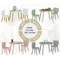 thumbnail image 6 of ZXNYH Kids Wood Table and Chair Set, Kids Play Table with 2 Chairs,3 Pieces Kids Round Table for Toddlers, Girls, Boys,Lotus, 6 of 8