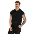 thumbnail image 6 of Yidarton Men's Gym Tank Tops T-Shirt Sports Muscle Vest Sleeveless Fitness Hoodies with Pockets, 6 of 7