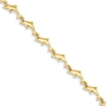 thumbnail image 1 of 14K Yellow Gold Dolphin Bracelet, 1 of 3