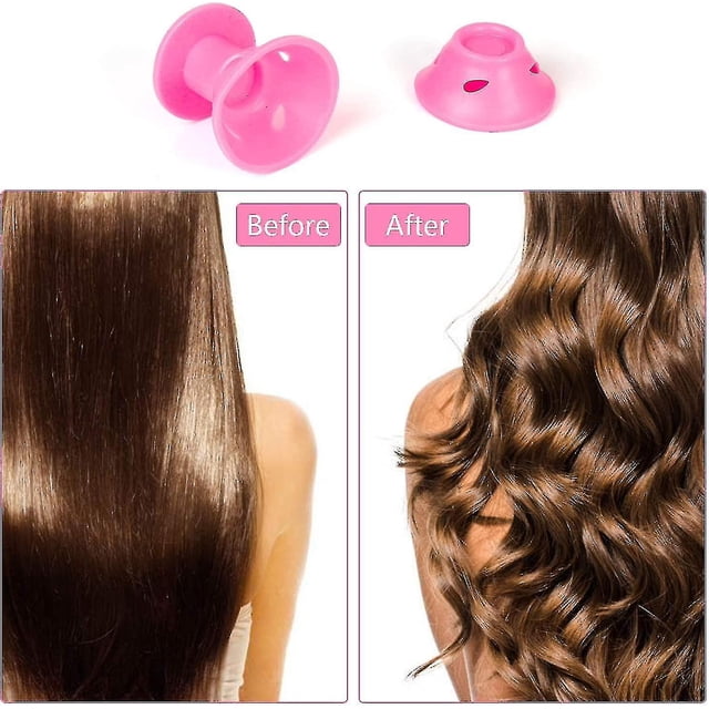 40 rizadores de pelo de silicona, rizadores de pelo durante la noche, rizadores de pelo LingWen 1327534337600