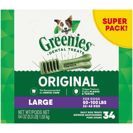 Greenies Original Large Natural Chicken Dental Dog Treats - 54oz