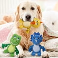 thumbnail image 5 of Pet Plush Squeaky Toy, Dog Chew Toy with Cotton Rope for Teeth Grinding and Mental Stimulation, Soft Stuffed Tiger Toy for Small To Medium Dogs, 5 of 5