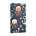 thumbnail image 2 of Yayeee Blank Wall Plate Cover 1-Gang 4.5"x2.7" Home Unused Decorative Outlet, Red Jellyfish, 2 of 7