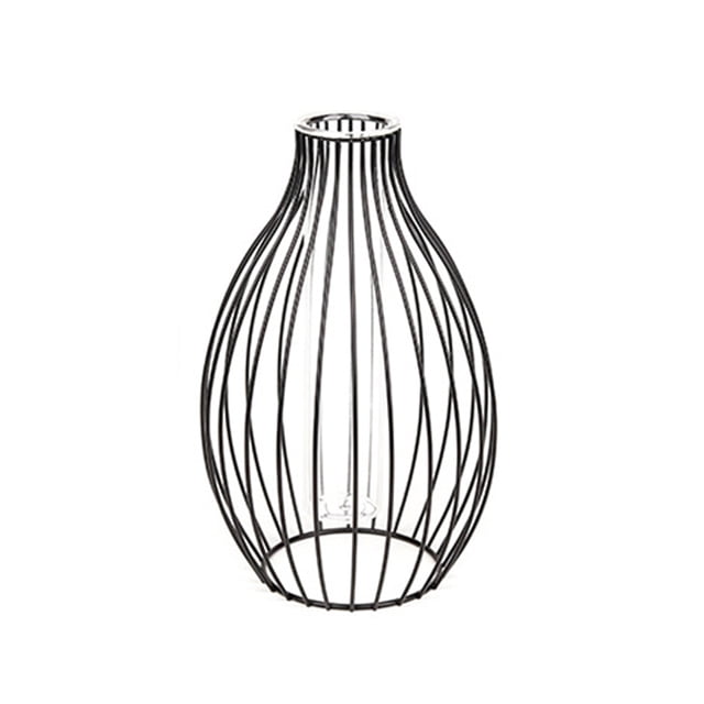 Soporte nórdico para flores JShteea marco de hierro jarrón botella hueco transparente adornos para macetas Libre de BPA