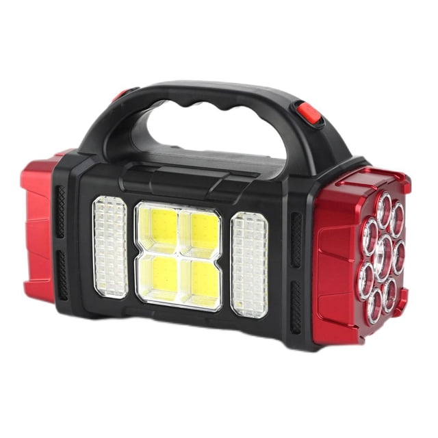 cámping Reflectores USB para exteriores 4 modos de fuente de luz Luces laterales COB solares (rojo pequeño) Hugtrwg Para estrenar
