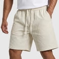 thumbnail image 2 of Admvng Mens Shorts Big & Tall Drawstring Elastic Waist Workout Shorts for Summer Casual Running, 2 of 5