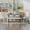 Gray wash, variant on EUROCO 60" 6-Piece Dining Table Set,Dining Room Set with 1 Table,Unique Table Legs,Bench and 4 Cushioned Chairs,Solid Wood Rectangular Table and Chair Set, Kitchen Table Set