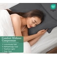 thumbnail image 2 of Royale Linens Grey Pillowcase Set of 12 - King 20"x40" Bed Pillow Cover - 1800 Brushed Microfiber - Wrinkle & Fade Resistant - Bulk Pillow Cases - Hotel Quality Pillowcase 12 Pack (King, Grey), 2 of 8