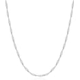 thumbnail image 2 of Cadena Singapur de Plata de Ley 925 con Cierre de Langosta Collar de 2 mm para Mujer Cadena de Plata para Mujer Collar de Plata Cadena para Grils 16/18/20/22/24/26/30 Pulgadas Regalos para Ella, 2 of 5