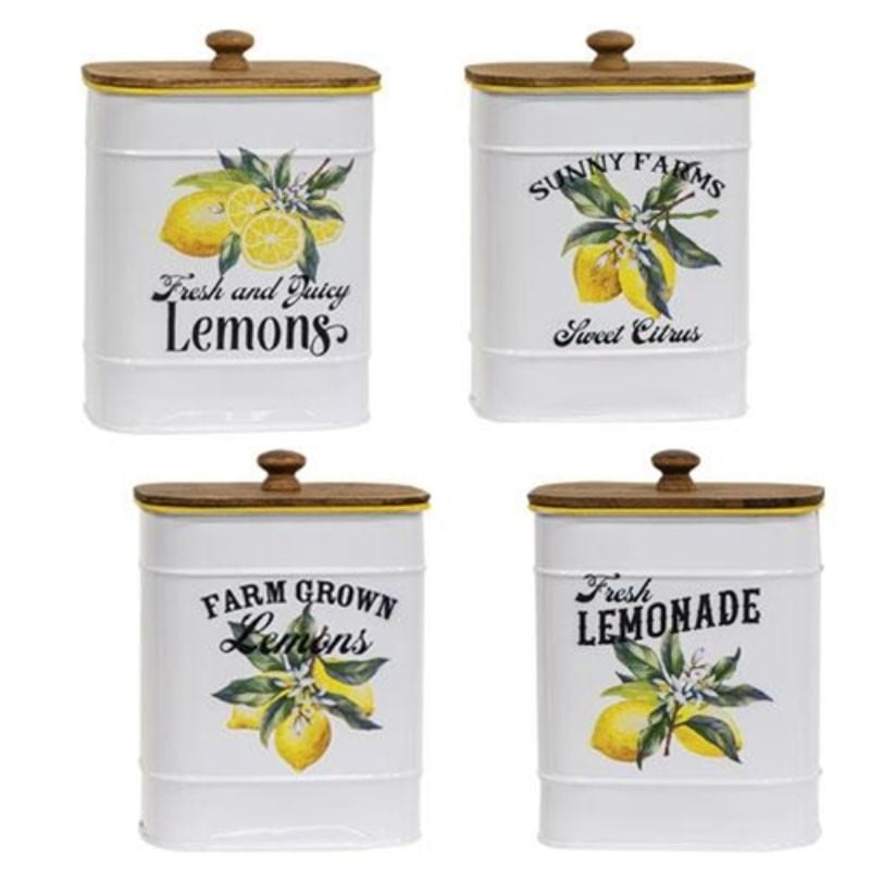 Lemon Canister 4 Asstd.