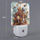 thumbnail image 2 of Fotbe Animal Filled Noahs Ark Luz Nocturna LED, Luz de Noche con Sensor de Luz Natural de Anochecer a Amanecer, Se Enchufa a la Pared, Blanco Cálido 0.5W-US, 2 of 7