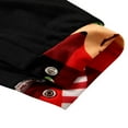 thumbnail image 4 of Matching Family Christmas Pajamas  Long Sleeve Letter Raglan Tops + Cartoon Pants Set, 4 of 8