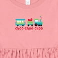 thumbnail image 4 of Inktastic Love Train Girls Baby Dress, 4 of 5