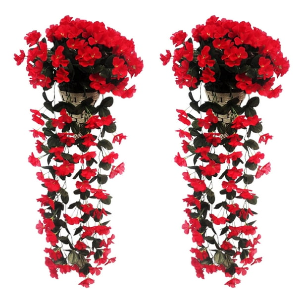 Artificial Chlorophytum Bouquet -irradiation Artificial Garden Fence