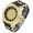 Gold Black, variant on Techno Pave Hip Hop Inspired Mens Bling-Iced Watch - 52mm Case Size - Quartz Movement (7758 / GOLD/BLACK/BLACK)