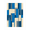 Blue Beige Grey, Pattern 4, variant on ODIKA 8'x10' Washable Area Rug Non-Shedding, Easy Care, With Striped Modern Mosaic Color Field Design Abstract Colorblock Refined for King Size Bedroom Under Bed, Master Suite