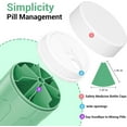 thumbnail image 4 of Extra Large Supplement Organizer MoistureProof Jumbo Pill Dispenser with Large Compartments Pill Boxes and Organizer to Hold Monthly Vitamin or Medication (Pink), 4 of 8