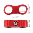 thumbnail image 5 of Unique Bargains Aluminum Alloy AN6 Car Hose Separator Clamp Fuel Line Connector for Oil Fuel Hose Red, 5 of 6