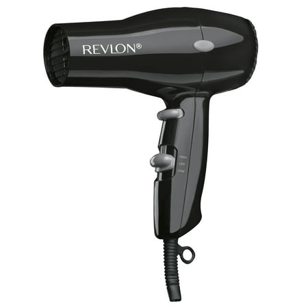 Revlon Essentials Compact and Lightweight Cold Shot Button Hair Dryers, Black