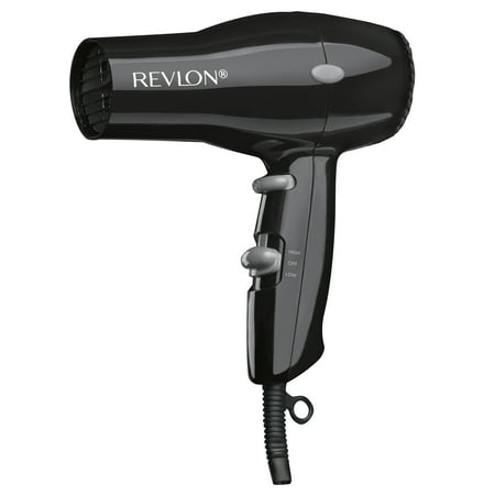 Revlon 1875W Compact Travel Hair Dryer, Black (Best Travel Blow Dryer)