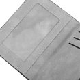 REOFLYUP Ultrathin Light Grey Vertical Wallet with Multi- Organizer for ...