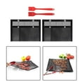 thumbnail image 1 of 2 uds bolsas reutilizables para parrilla de barbacoa, bolsas para  piezas pequeñas Cola parrilla de malla, 1 of 8