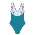 thumbnail image 4 of Traje de baño de mujer con estampado de Color sólido a la moda para mujer Fridja  nalpqowj61958, 4 of 9