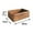 A  20CM, variant on Hand-woven Rattan Wicker Basket Fruit Tea Snack Bread Basket Cosmetic Rectangular Storage Box Household Kitchen Supplies