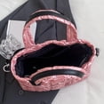 thumbnail image 2 of Bolso casual para mujer Bolso de invierno ligero para mujer de gran capacidad (rosa), 2 of 8