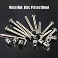 thumbnail image 4 of Tornillos Swspeet para cuna, 100 unidades, chapados en níquel M6 con llave, 4 of 7