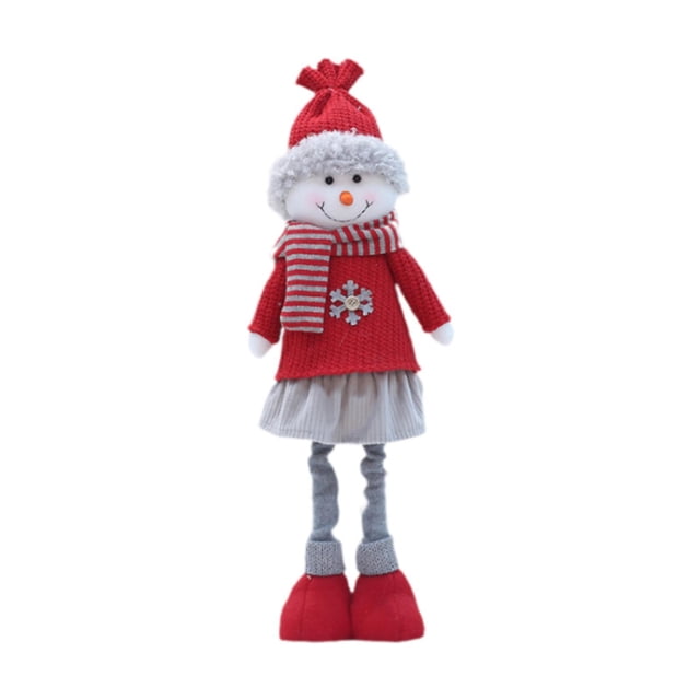Adorno navideño de muñeca de patas largas Macarena suave y lindo 58 cm