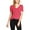 Fuchsia, variant on Womens V Neck Short Sleeve T Shirt Classic Plain Athletic Basic Cotton Tee