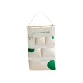 thumbnail image 4 of Bolsillos de Almacenamiento Soledad para Colgar en la Puerta 5 Bolsillos Verde, 4 of 9