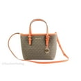thumbnail image 3 of Michael Kors Extra Small Carryall Jet Set Travel in Signature Brown Tangerine, 3 of 3