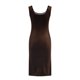 thumbnail image 5 of Vestidos Para Mujer Vestido de Deslizamiento Temperamento Elegante de Punto Split Trendyable Erógeno Collar de Una Palabra Slim Tube Top Sin Mangas Midi Falda Odeerbi ODB186577, 5 of 6