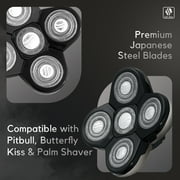 Skull Shaver Forte Blade 5 Head Replacement | Electric Shaver Replacement Heads, 1 Piece