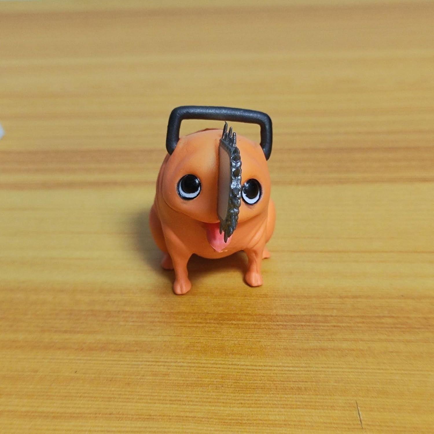 Newly Denji Pochita Figure Q Version Big Head Fighting Action Figures 16cm/6.3inch Anime Character Collection Decor Model Desktop Ornament Gifts