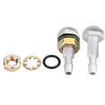 thumbnail image 2 of Universal Aluminum Alloy Car Front Windshield Sprayer Washer Nozzle 2pcs for Auto Quick Installation, 2 of 7